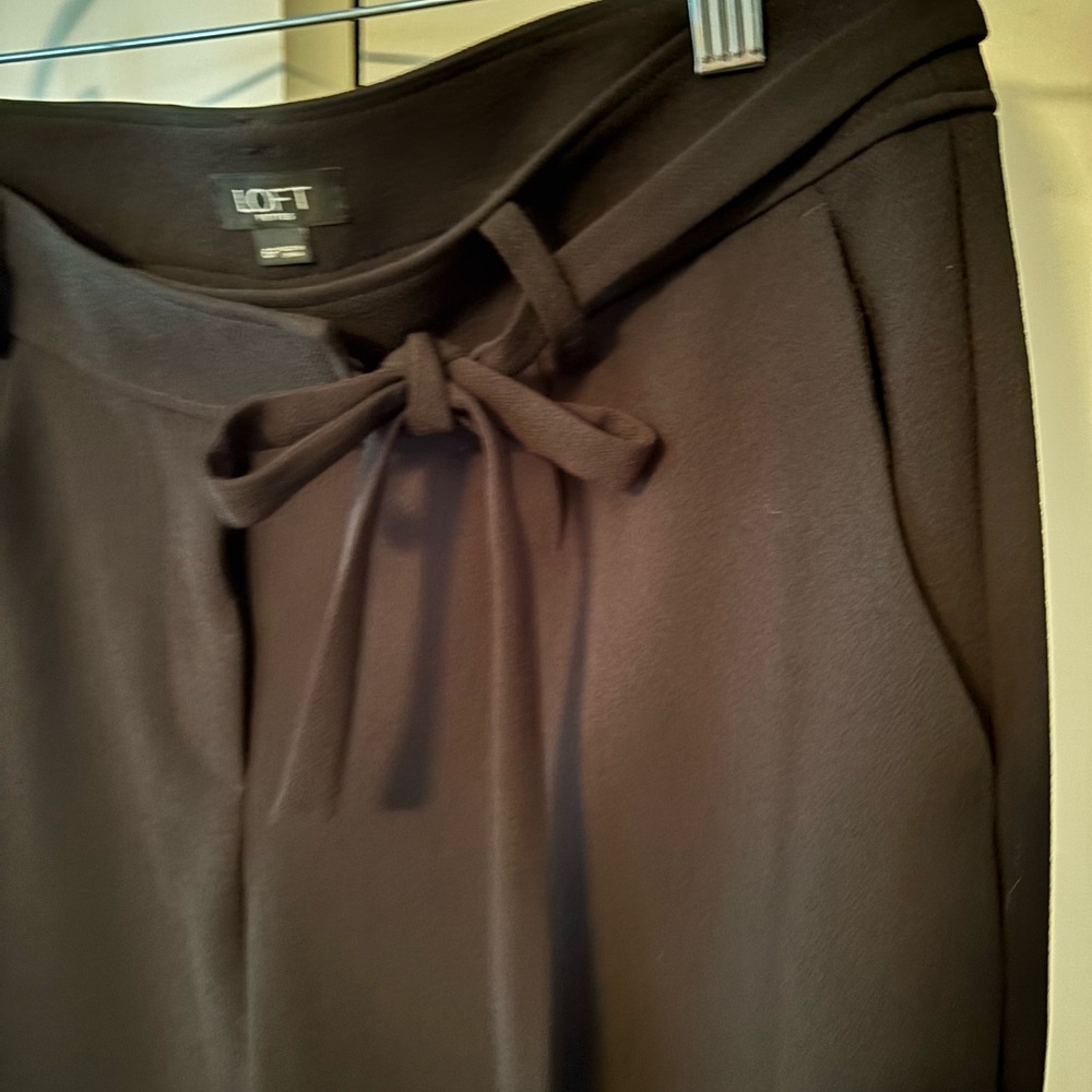 LOFT Black Ankle Pants